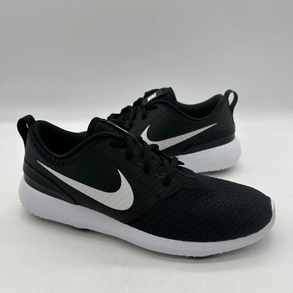 Nike CD6065-001 Mens Size 8 Black Roshe G Spikeless Mesh Lightweight Golf Shoes